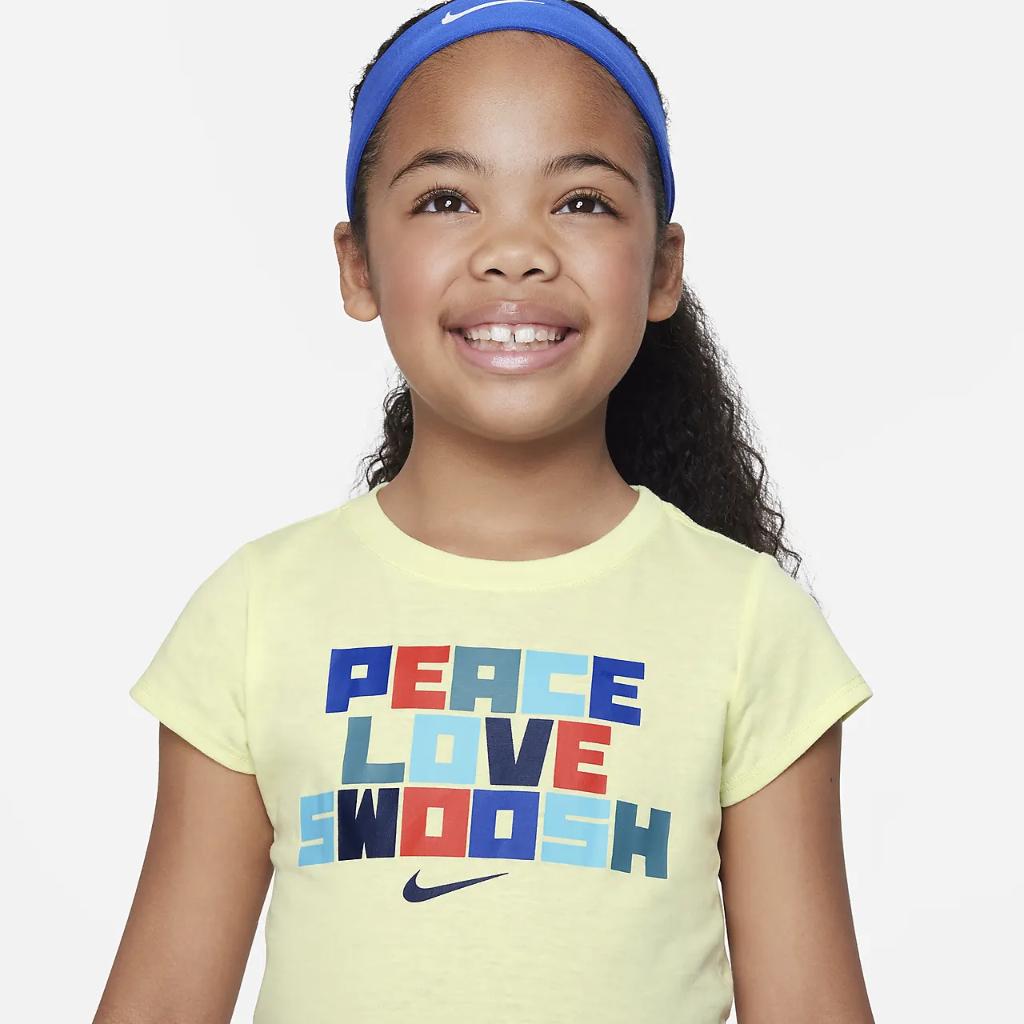 Nike Snack Pack Verbiage Tee Little Kids&#039; T-Shirt 36K638-Y4K