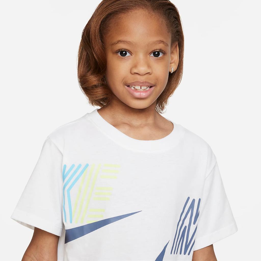 Nike &quot;Let&#039;s Roll&quot; Boxy Tee and Shorts Set Little Kids&#039; 2-Piece Set 36K861-U6B