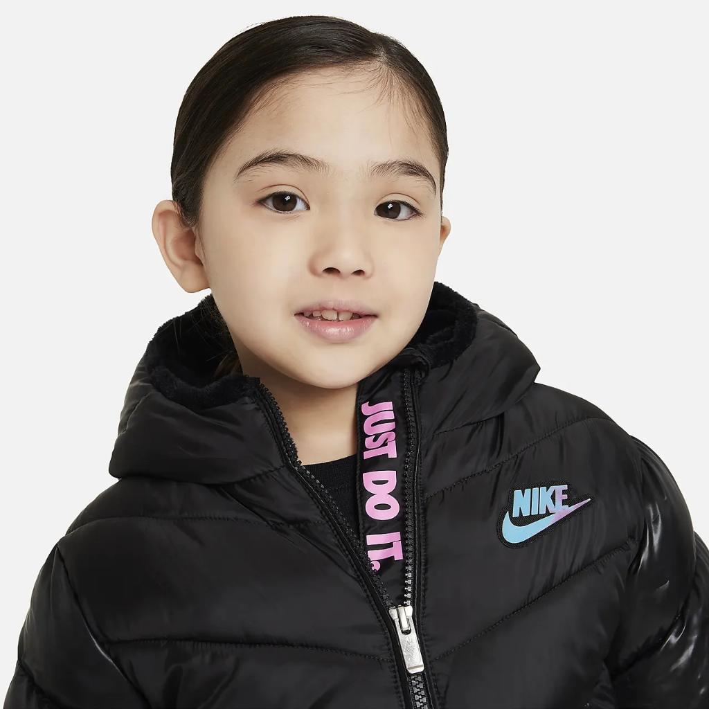 Nike Colorblock Chevron Puffer Jacket Little Kids Jacket 36K937-023