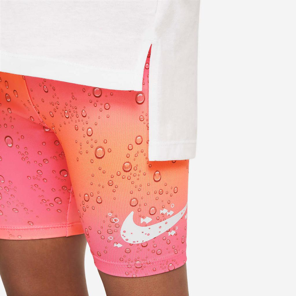 Nike Coral Reef Tee and Shorts Set Little Kids&#039; 2-Piece Dri-FIT Set 36K942-A6C