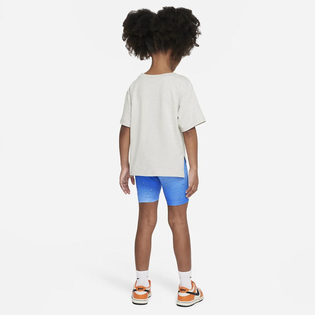 Nike Coral Reef Tee and Shorts Set Little Kids&#039; 2-Piece Dri-FIT Set 36K942-B9F