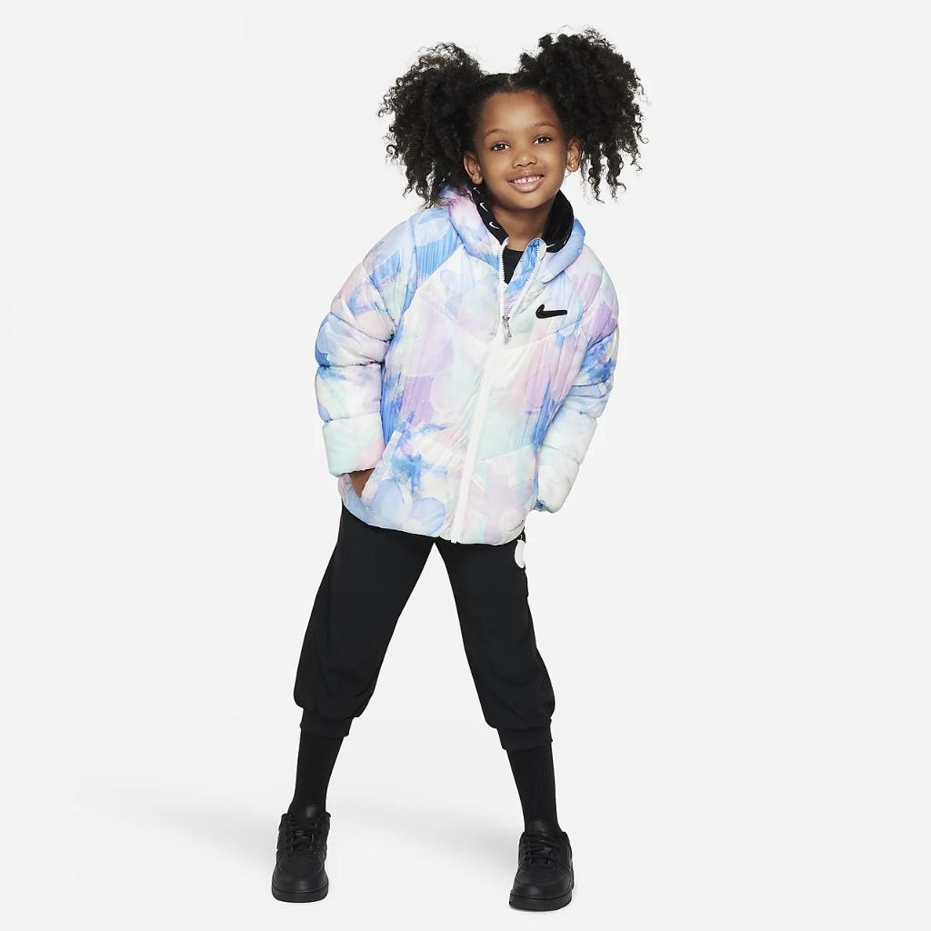 Nike Swoosh Chevron Puffer Jacket Little Kids Jacket 36L011-E69