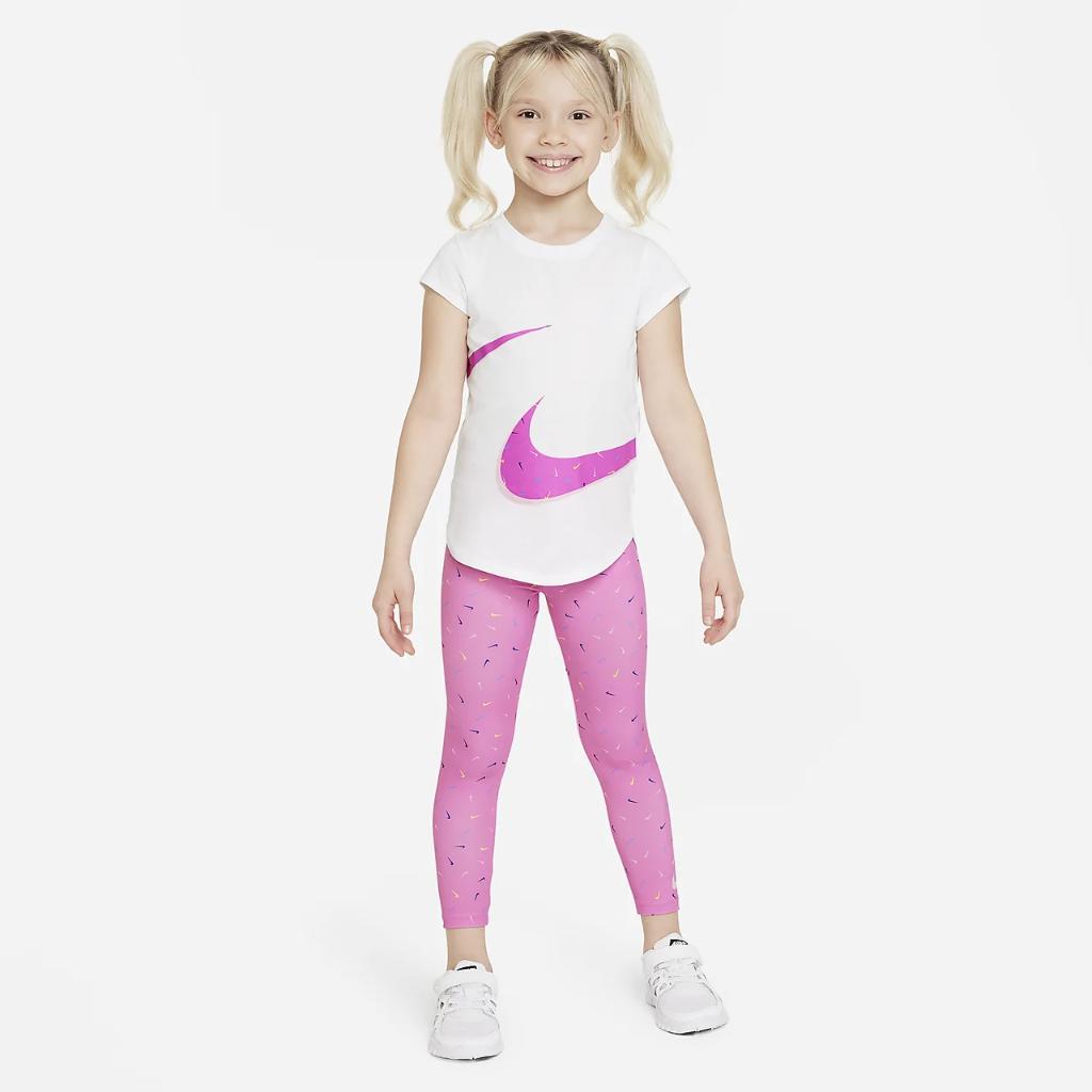 Nike Swooshfetti Logo Tee Little Kids T-Shirt 36L052-001
