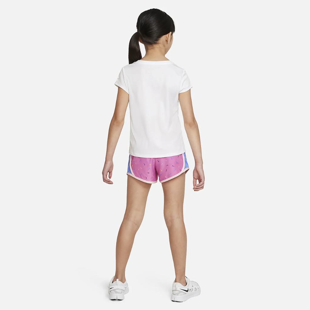 Nike Swoosh Logo Tempo Shorts Set Little Kids 2-Piece Dri-FIT Set 36L063-AFN