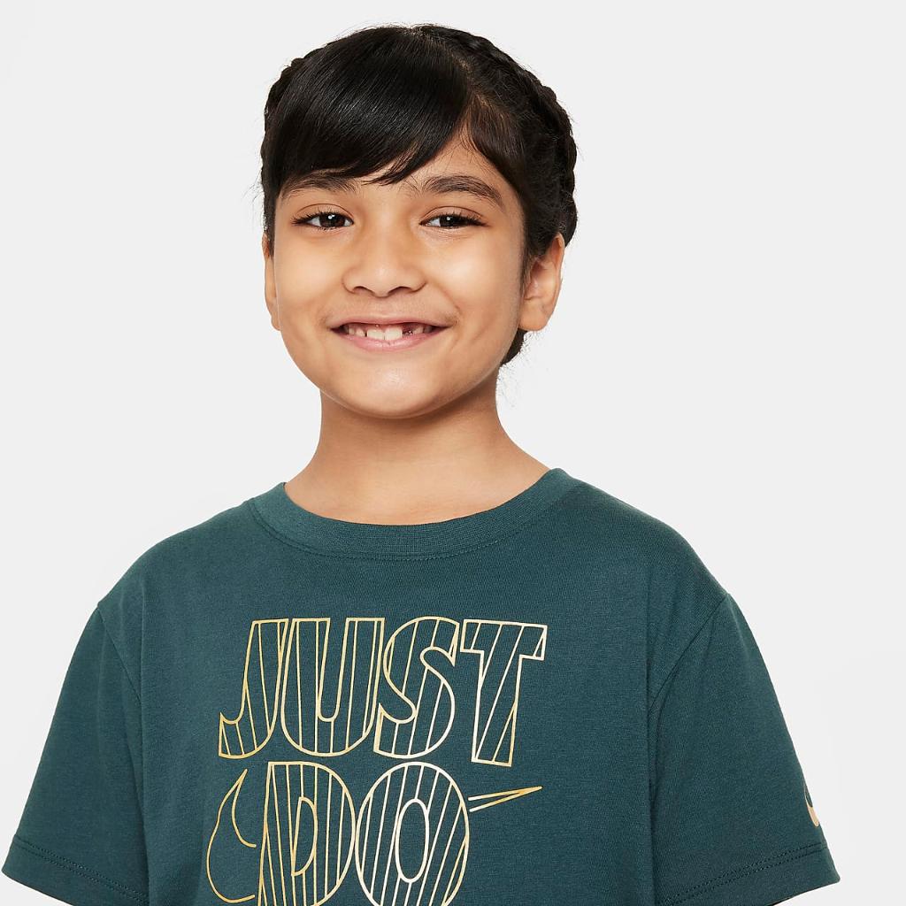 Nike Shine Boxy Tee Little Kids T-Shirt 36L428-E8D