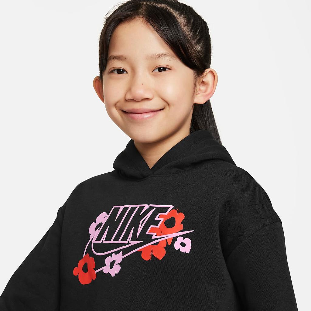 Nike Floral Fleece Little Kids&#039; Graphic Hoodie 36L808-023
