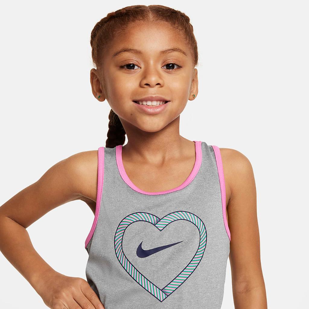 Nike Dri-FIT Happy Camper Little Kids&#039; Mesh Shorts Set 36M001-AFN