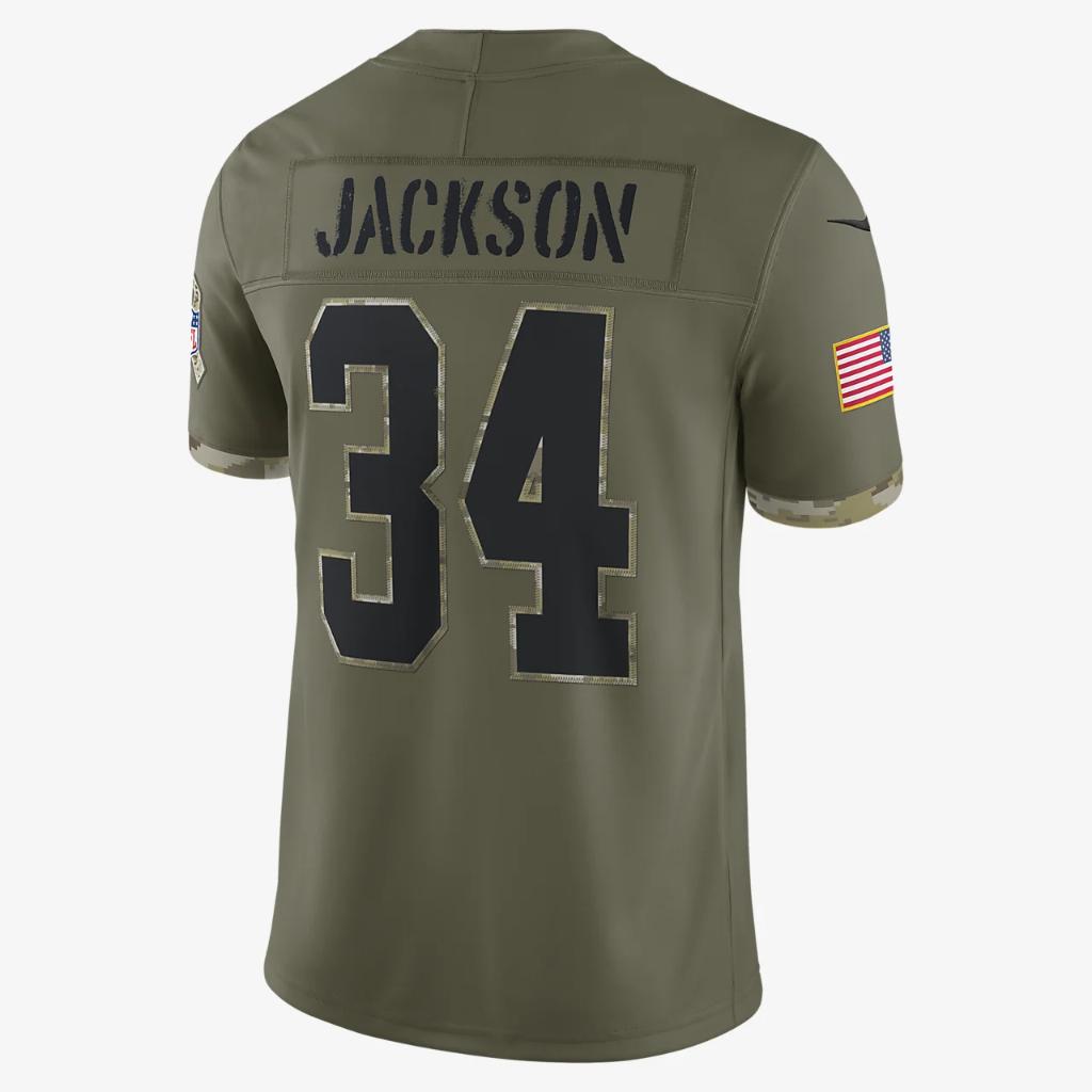 NFL Las Vegas Raiders Salute to Service (Bo Jackson) Men&#039;s Limited Football Jersey 36NMSTSVBJS-000