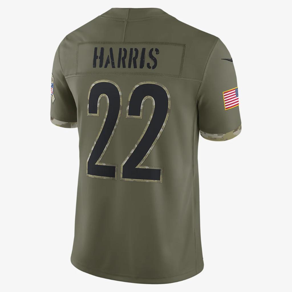 NFL Pittsburgh Steelers Salute to Service (Najee Harris) Men&#039;s Limited Football Jersey 36NMSTSVF3S-007
