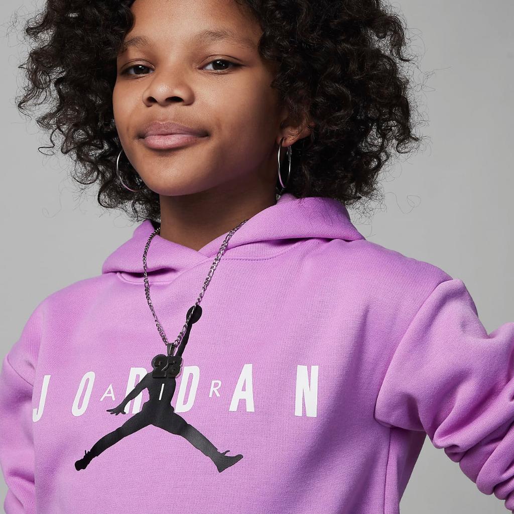 Jordan Big Kids&#039; Jumpman Sustainable Pullover Hoodie 45B914-P3R