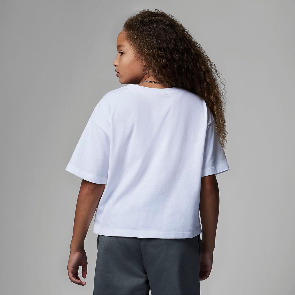 Jordan Air Shine Graphic Tee Big Kids&#039; T-Shirt 45C036-001