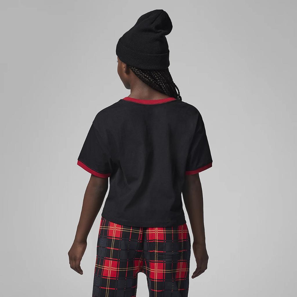 Jordan Essentials Ringer Tee Big Kids&#039; T-Shirt 45C220-023