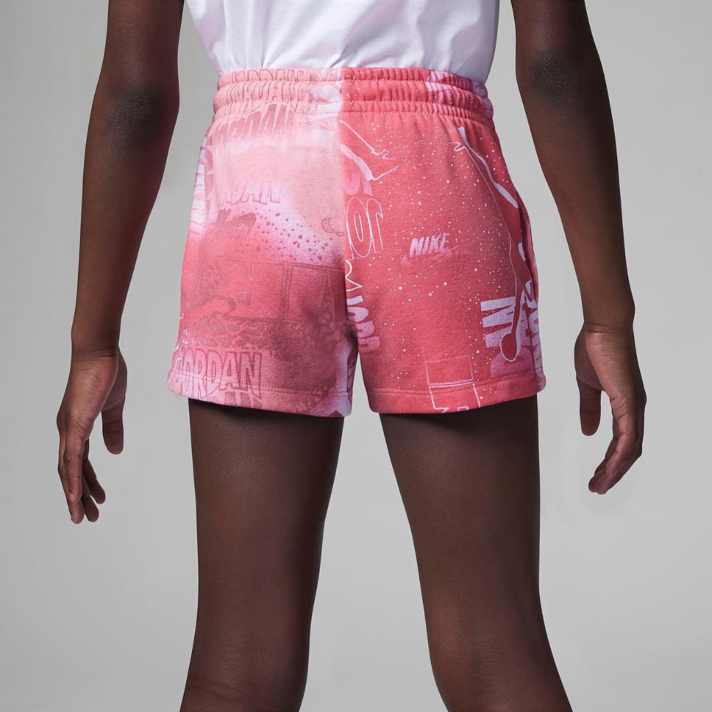 Jordan Essentials New Wave Printed Shorts Big Kids (Girls) Shorts 45C422-A7L