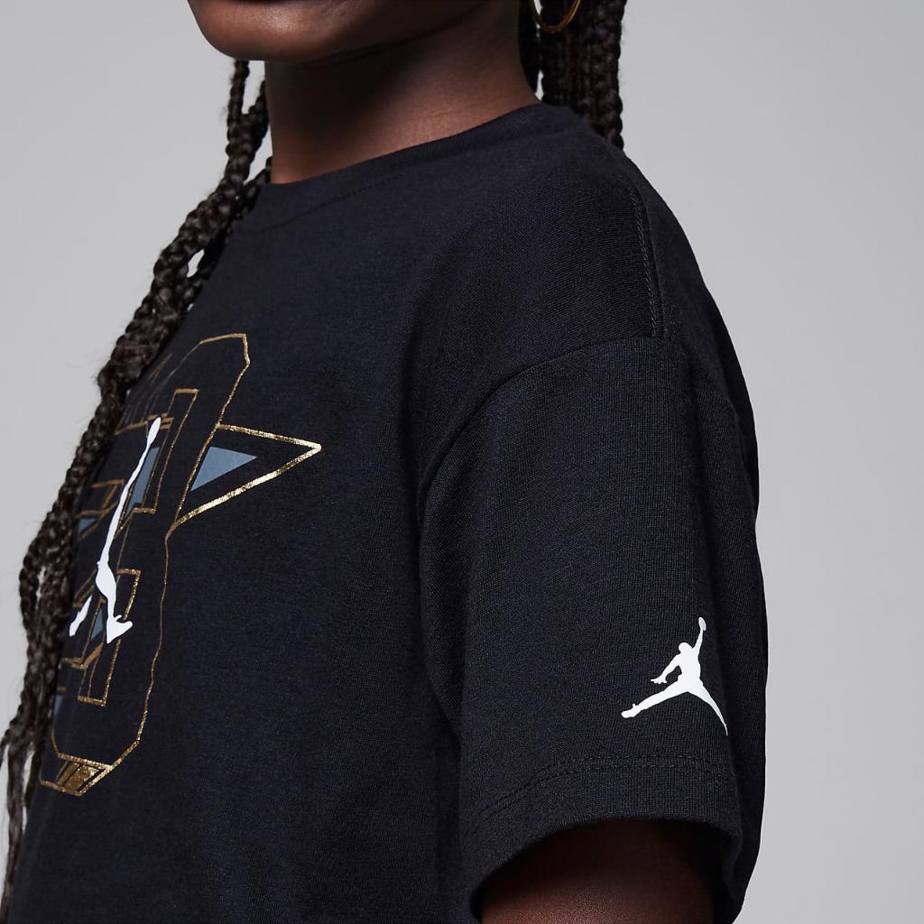 Jordan Jumpman Shine Tee Big Kids T-Shirt 45C823-023