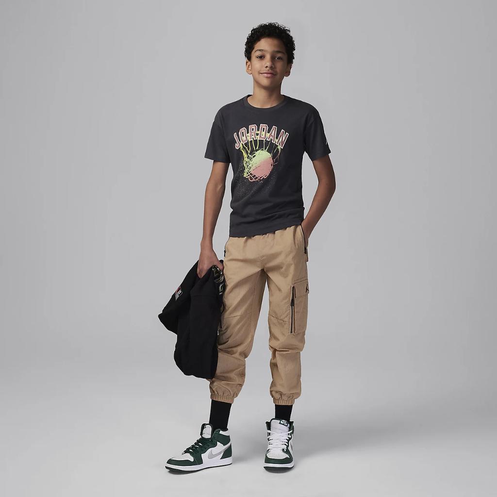 Jordan Hoop Style Big Kids&#039; Graphic T-Shirt 45C991-693