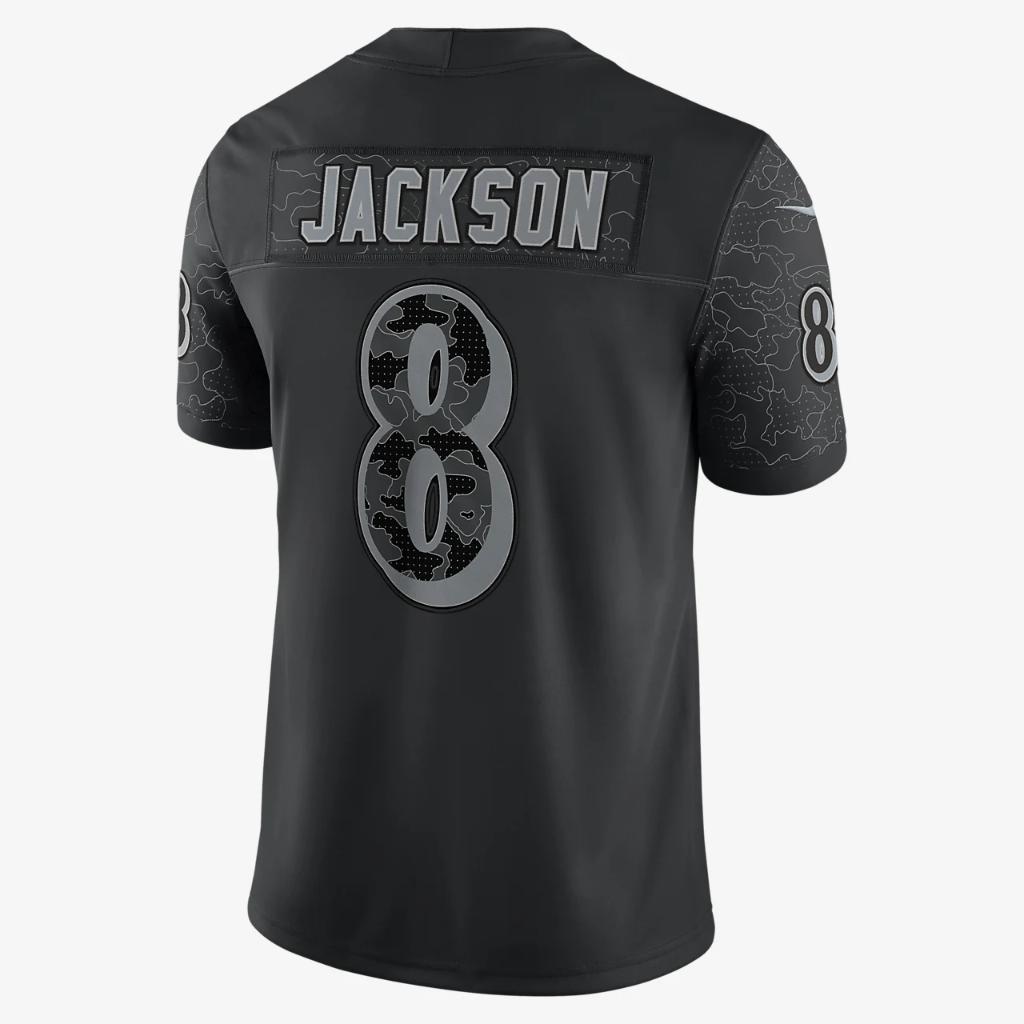 NFL Baltimore Ravens RFLCTV (Lamar Jackson) Men&#039;s Fashion Football Jersey 45NM00A8GF-001