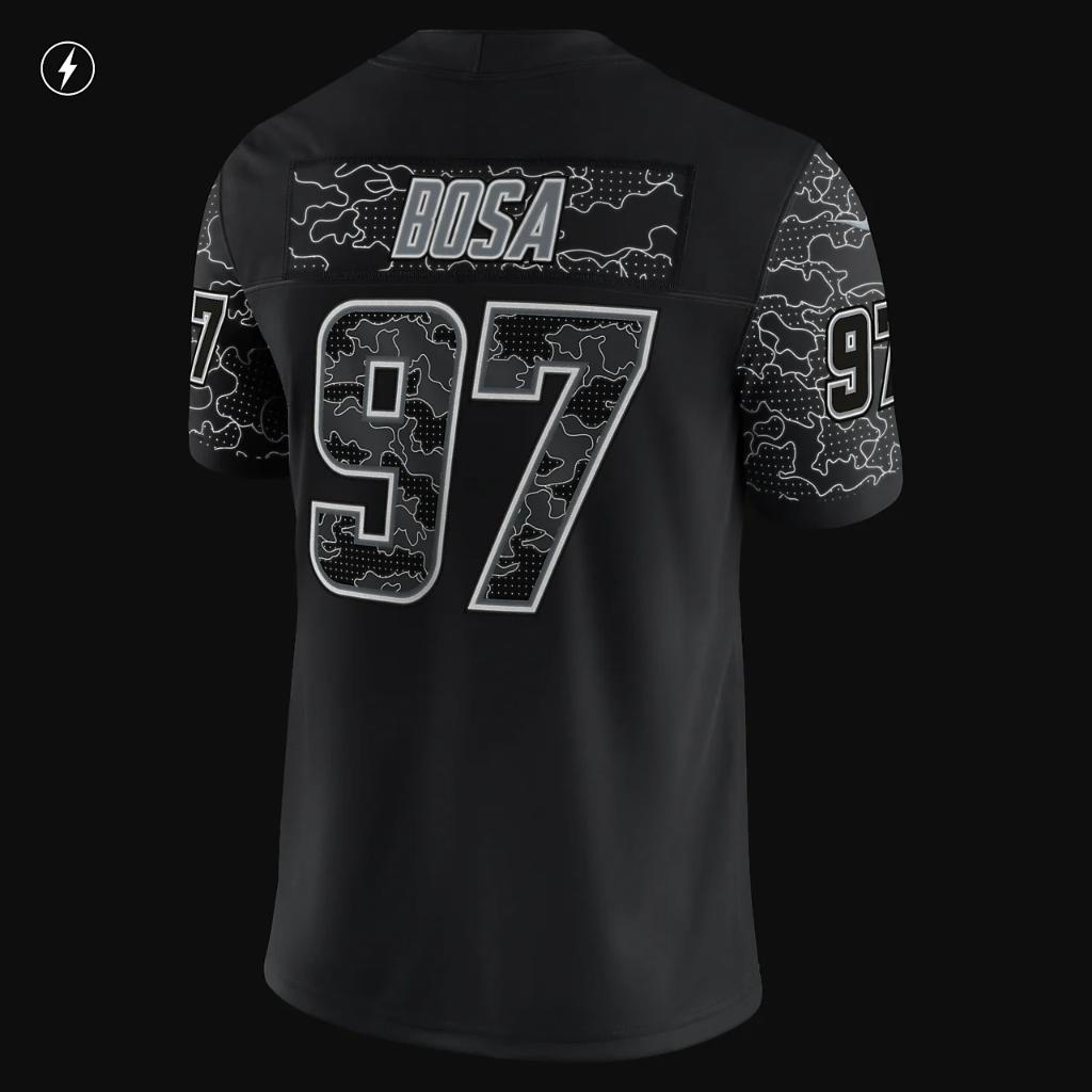 NFL Los Angeles Chargers RFLCTV (Joey Bosa) Men&#039;s Fashion Football Jersey 45NM00A97F-004