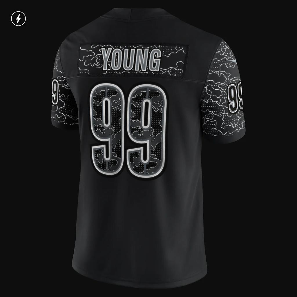 NFL Washington Commanders RFLCTV (Chase Young) Men&#039;s Fashion Football Jersey 45NM00A9EF-013