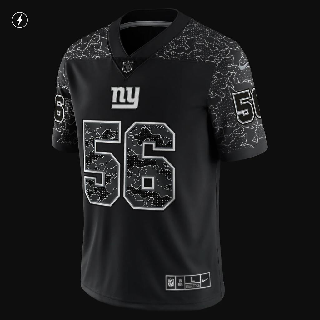 NFL New York Giants RFLCTV (Lawrence Taylor) Men&#039;s Fashion Football Jersey 45NM00AW6B-004