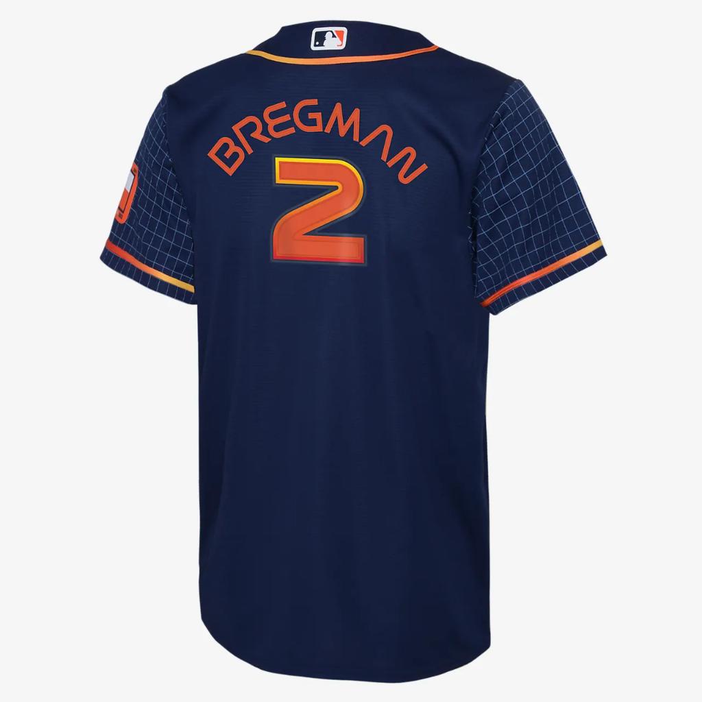 Alex Bregman Houston Astros City Connect Big Kids&#039; Nike MLB Replica Jersey 4799487-000