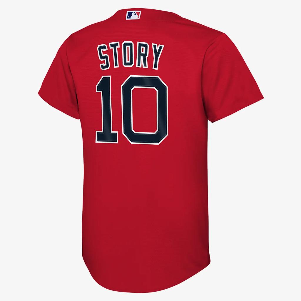 Trevor Story Boston Red Sox Big Kids&#039; Nike MLB Replica Jersey 4827000-B60