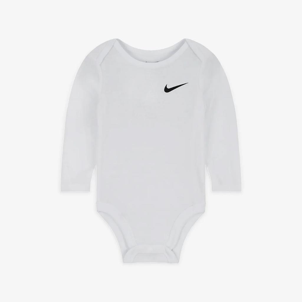 Nike Essentials 3-Pack Long Sleeve Bodysuits Baby Bodysuit Pack 56K734-042