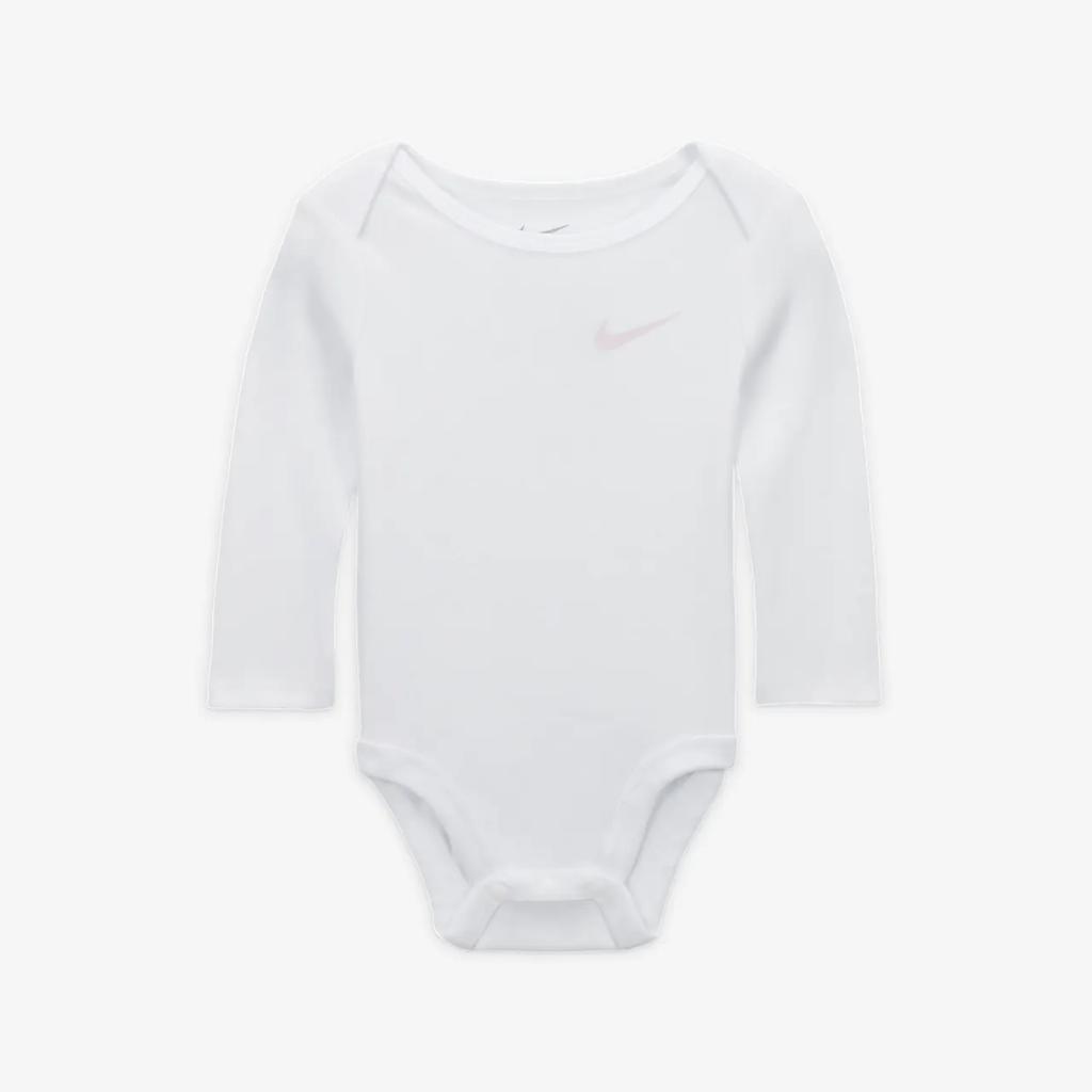 Nike Essentials 3-Pack Long Sleeve Bodysuits Baby Bodysuit Pack 56K734-A9Y