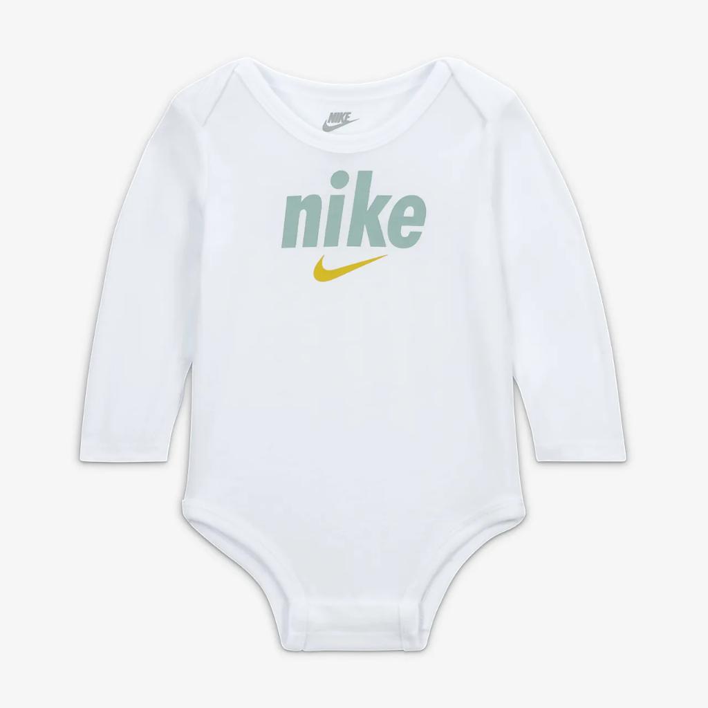 Nike E1D1 3-Pack Bodysuits Baby Bodysuit Pack 56L263-001
