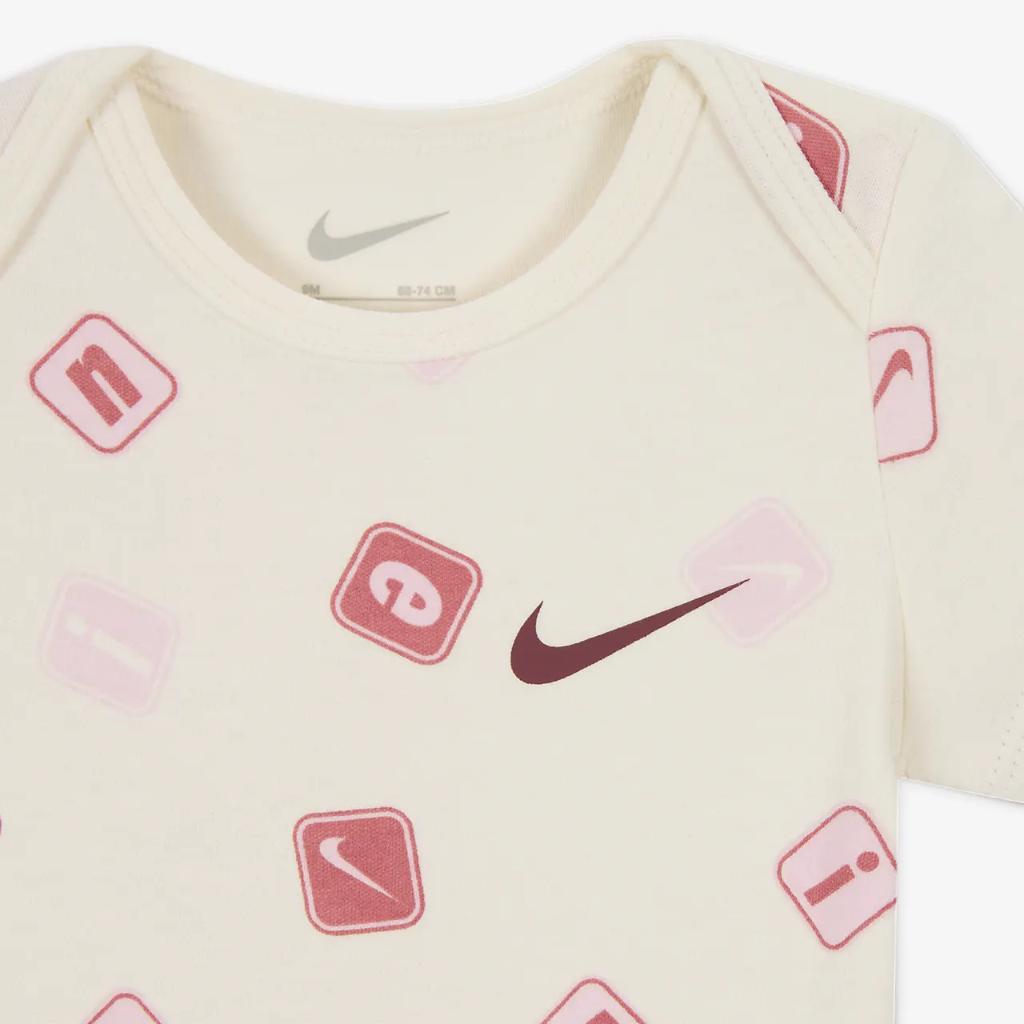 Nike Baby (0-9M) 2-Piece Printed Bodysuit Set 56L683-AEI