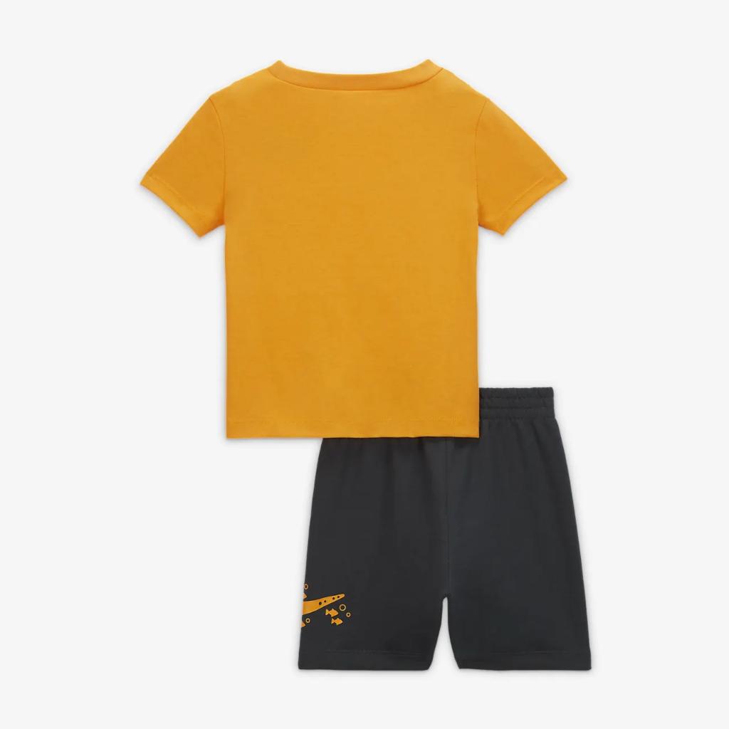 Nike Sportswear Coral Reef Jersey Tee and Shorts Set Baby 2-Piece Set 66K959-P6G