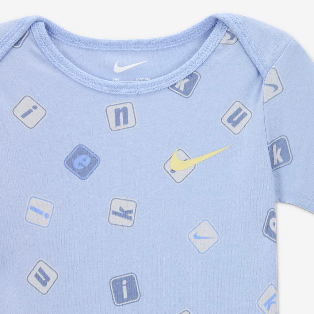 Nike Baby (12-24M) 2-Piece Printed Bodysuit Set 66L683-U9E