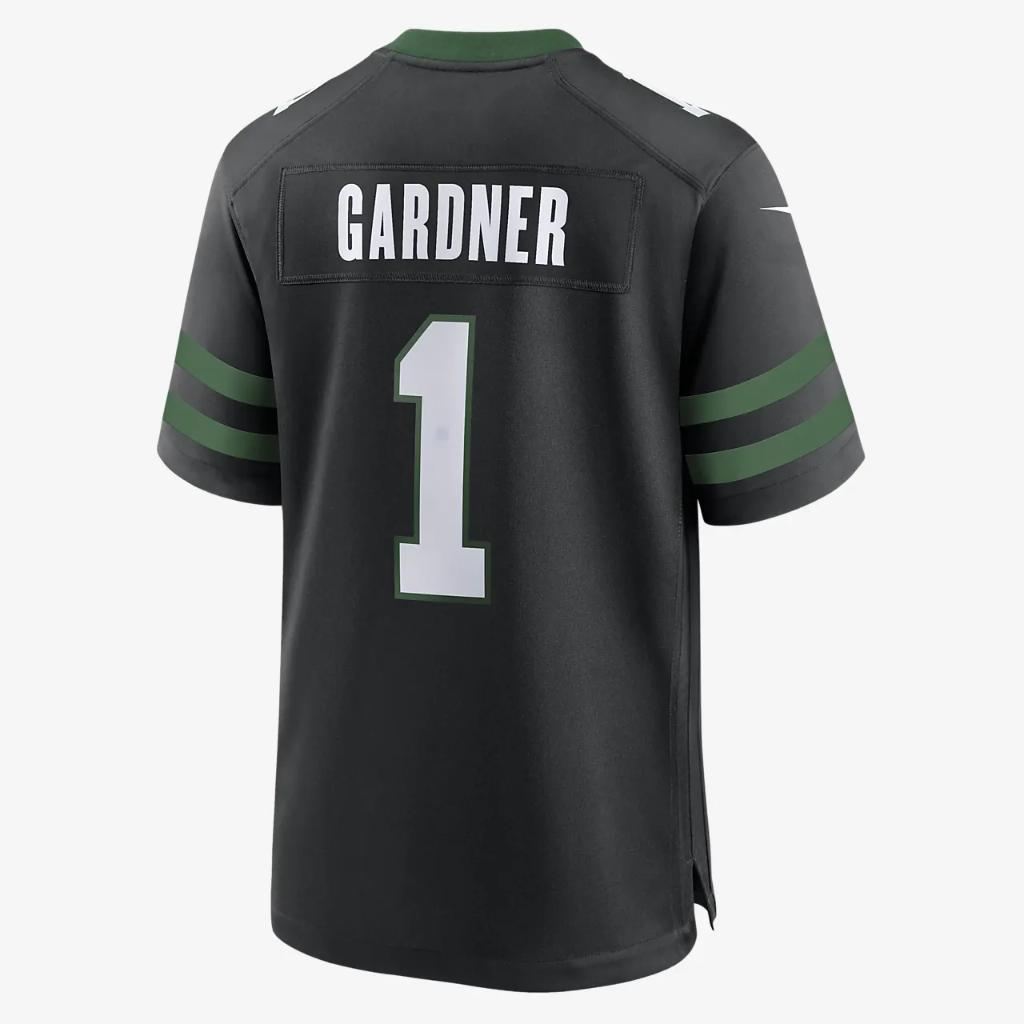Sauce Gardner New York Jets Men&#039;s Nike NFL Game Football Jersey 67NM09WK72F-GT6
