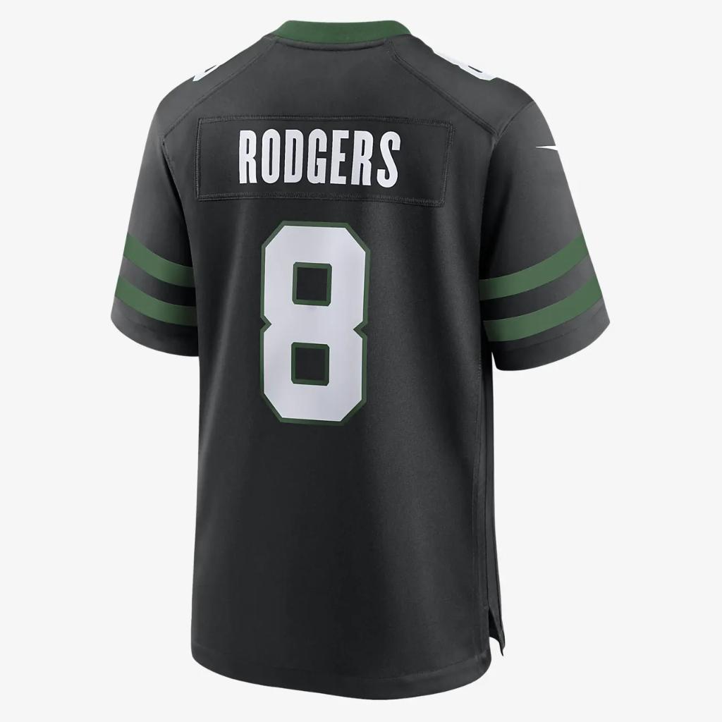 Aaron Rodgers New York Jets Men&#039;s Nike NFL Game Football Jersey 67NM09WK72F-GTB