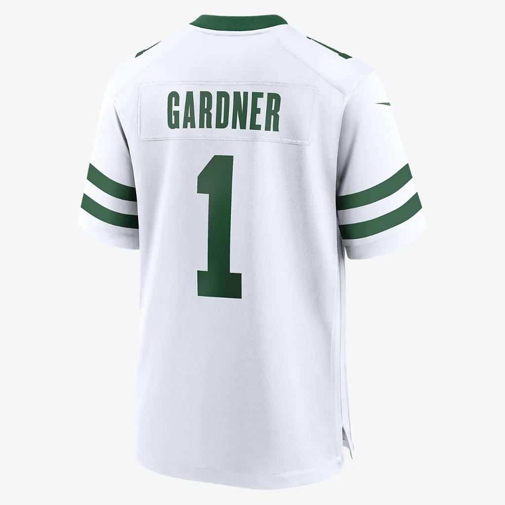 Sauce Gardner New York Jets Men&#039;s Nike NFL Game Football Jersey 67NM0AUO72F-GT6