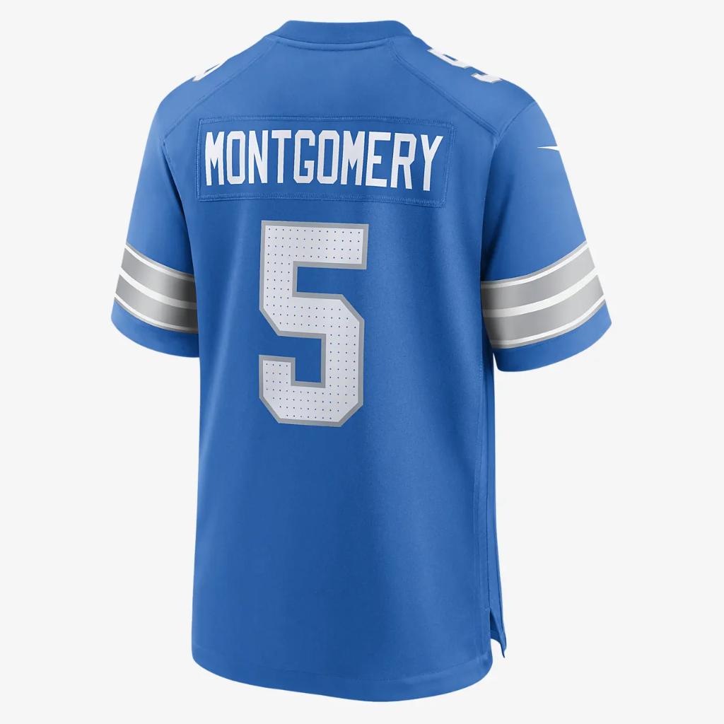 David Montgomery Detroit Lions Men&#039;s Nike NFL Game Football Jersey 67NM0B9K9JF-DE6