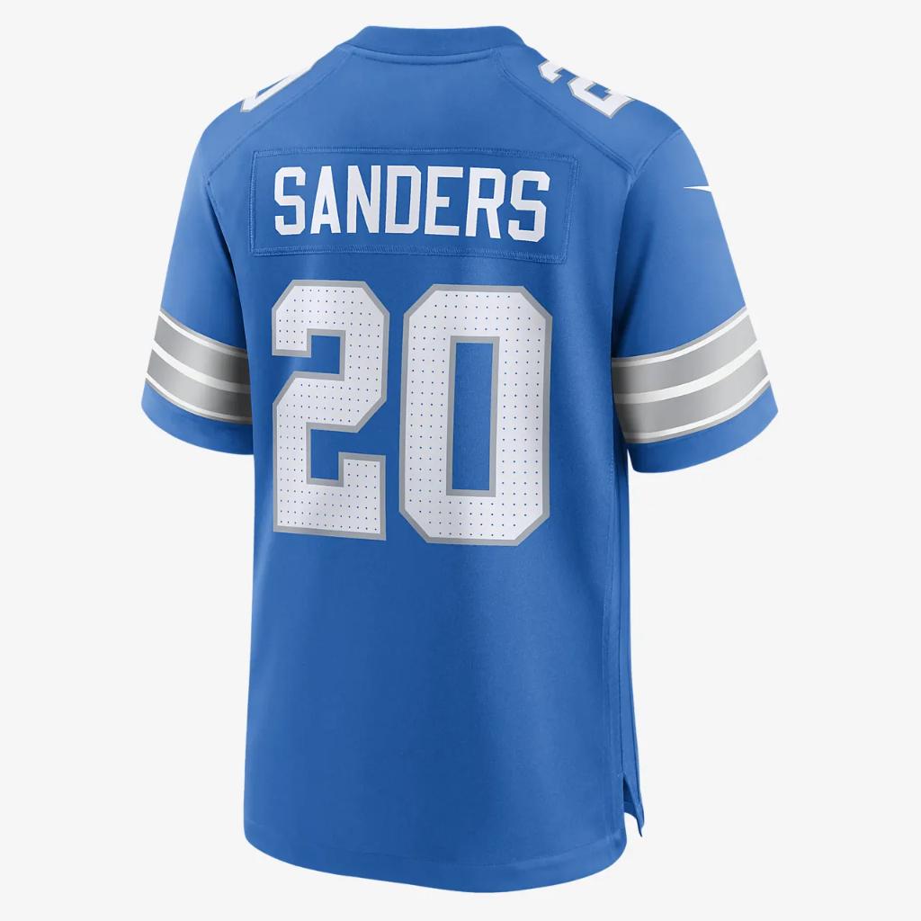 Barry Sanders Detroit Lions Men&#039;s Nike NFL Game Football Jersey 67NM0B9KW1K-8UJ