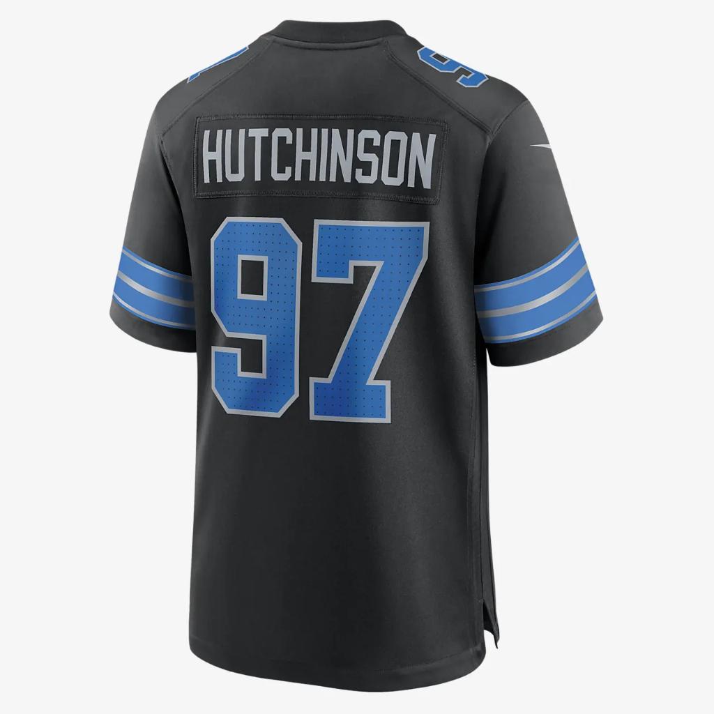 Aidan Hutchinson Detroit Lions Men&#039;s Nike NFL Game Football Jersey 67NM0B9M9JF-DE0