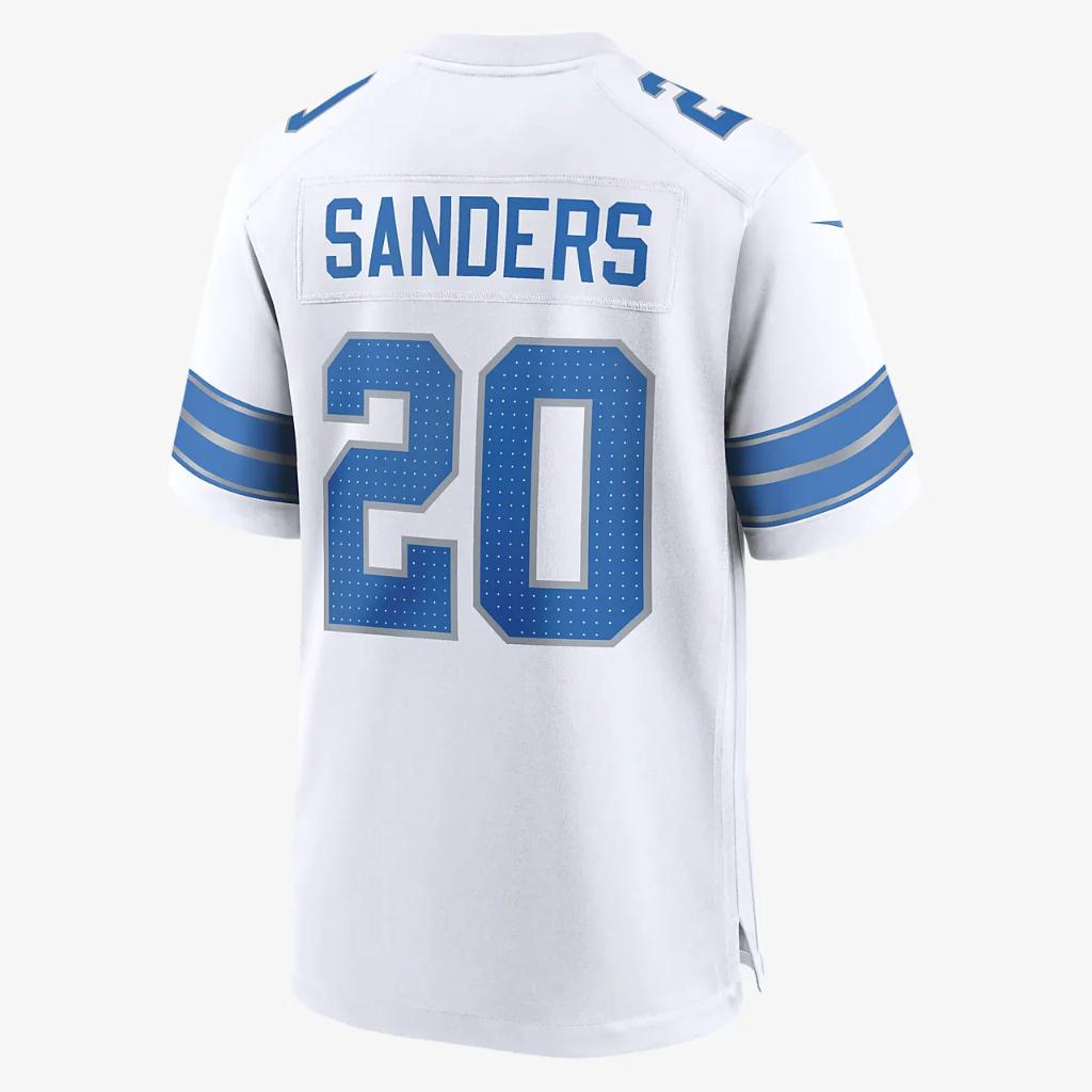 Barry Sanders Detroit Lions Men&#039;s Nike NFL Game Football Jersey 67NM0B9PW1K-8UJ