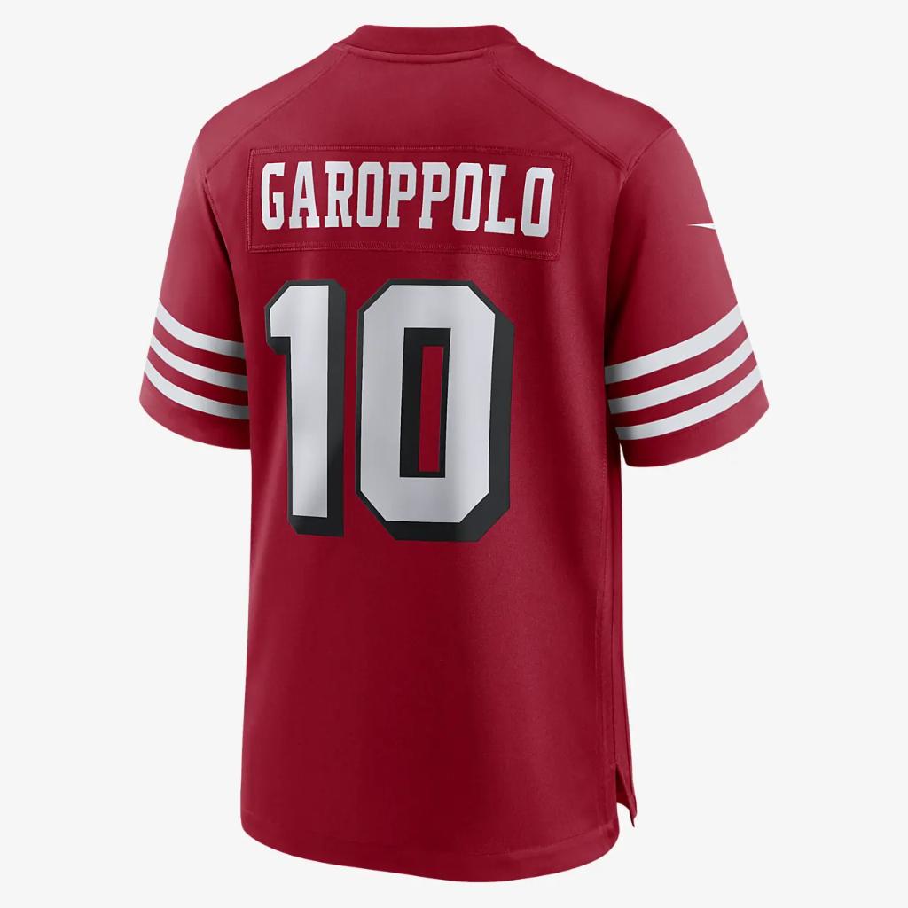 NFL San Francisco 49ers (Jimmy Garoppolo) Men&#039;s Game Football Jersey 67NM49GA73F-2KA