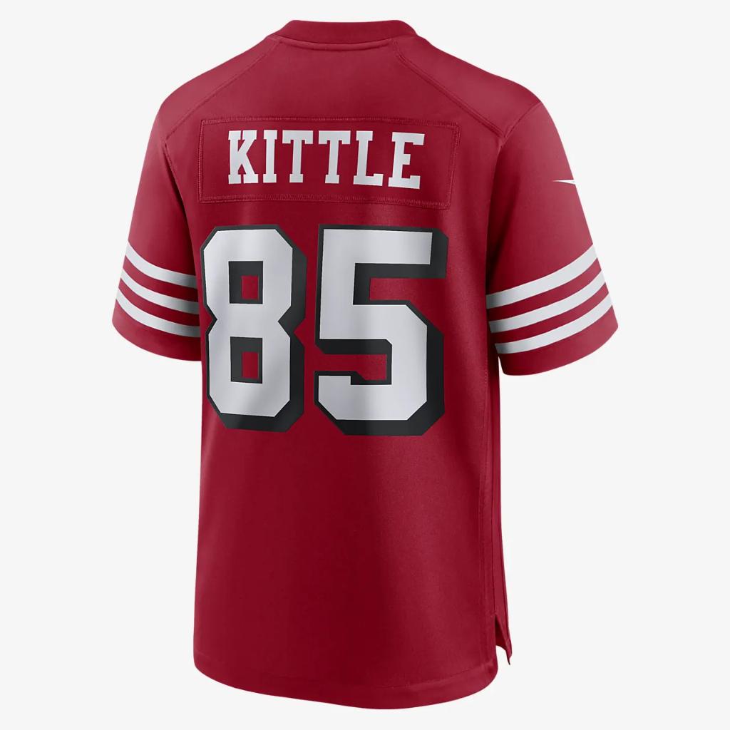 NFL San Francisco 49ers (George Kittle) Men&#039;s Game Football Jersey 67NM49GA73F-2KG