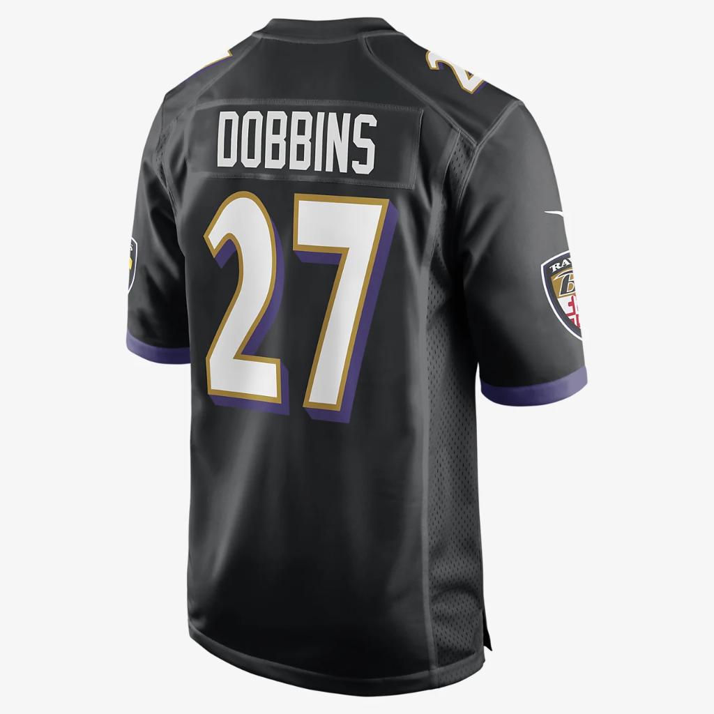 NFL Baltimore Ravens (J.K. Dobbins) Men&#039;s Game Football Jersey 67NMBLGA8GF-2KK