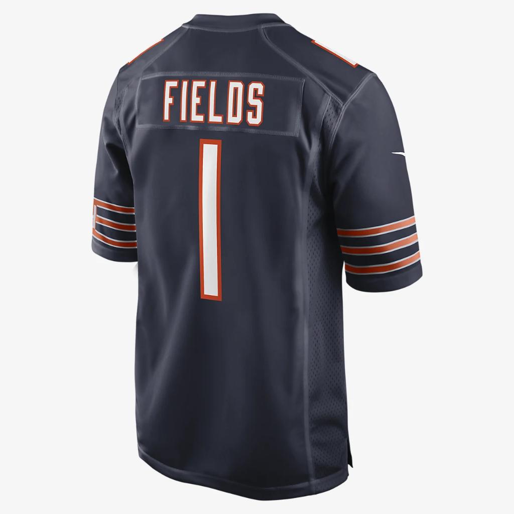 NFL Chicago Bears (Justin Fields) Men&#039;s Game Football Jersey 67NMCBGH7QF-2NM