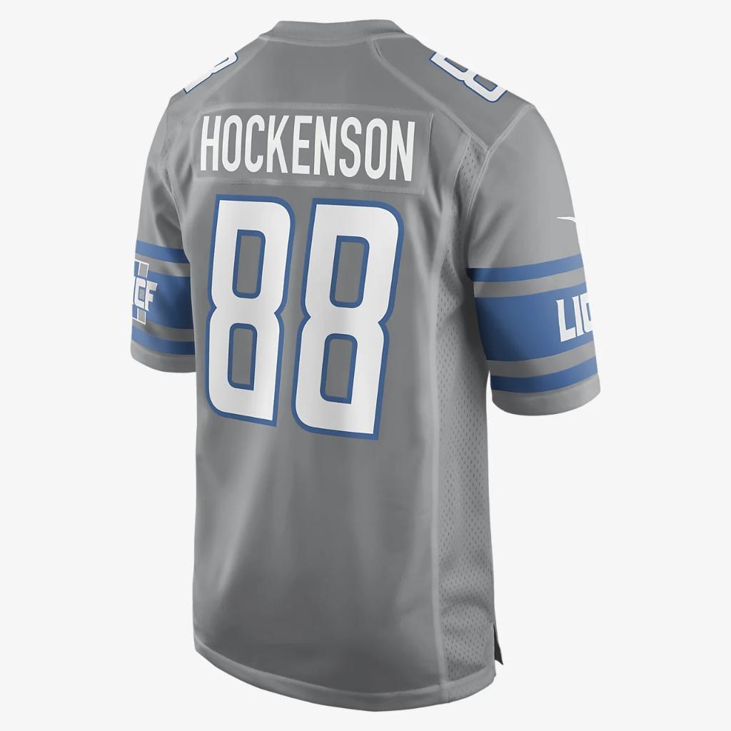 NFL Detroit Lions (T.J. Hockenson) Men&#039;s Game Football Jersey 67NMDT2A9SF-2LD