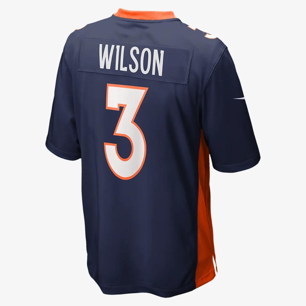 NFL Denver Broncos (Russell Wilson) Men&#039;s Game Football Jersey 67NMDVGA8WF-8Z0