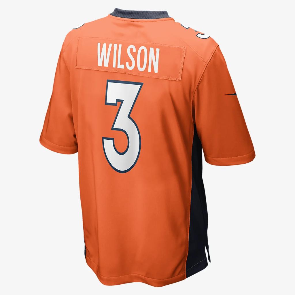 NFL Denver Broncos (Russell Wilson) Men&#039;s Game Football Jersey 67NMDVGH8WF-8Z0