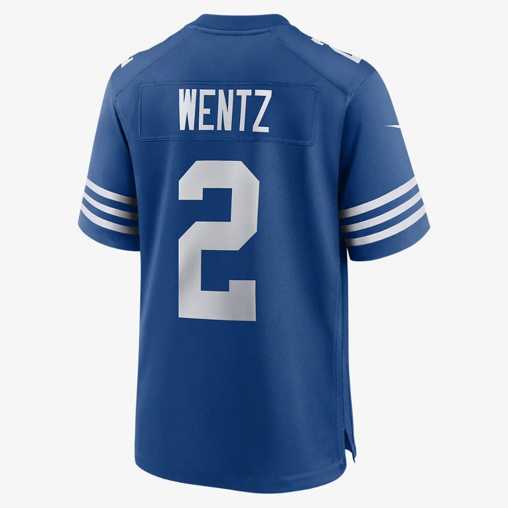 NFL Indianapolis Colts (Carson Wentz) Men&#039;s Game Football Jersey 67NMINGA98F-2KG