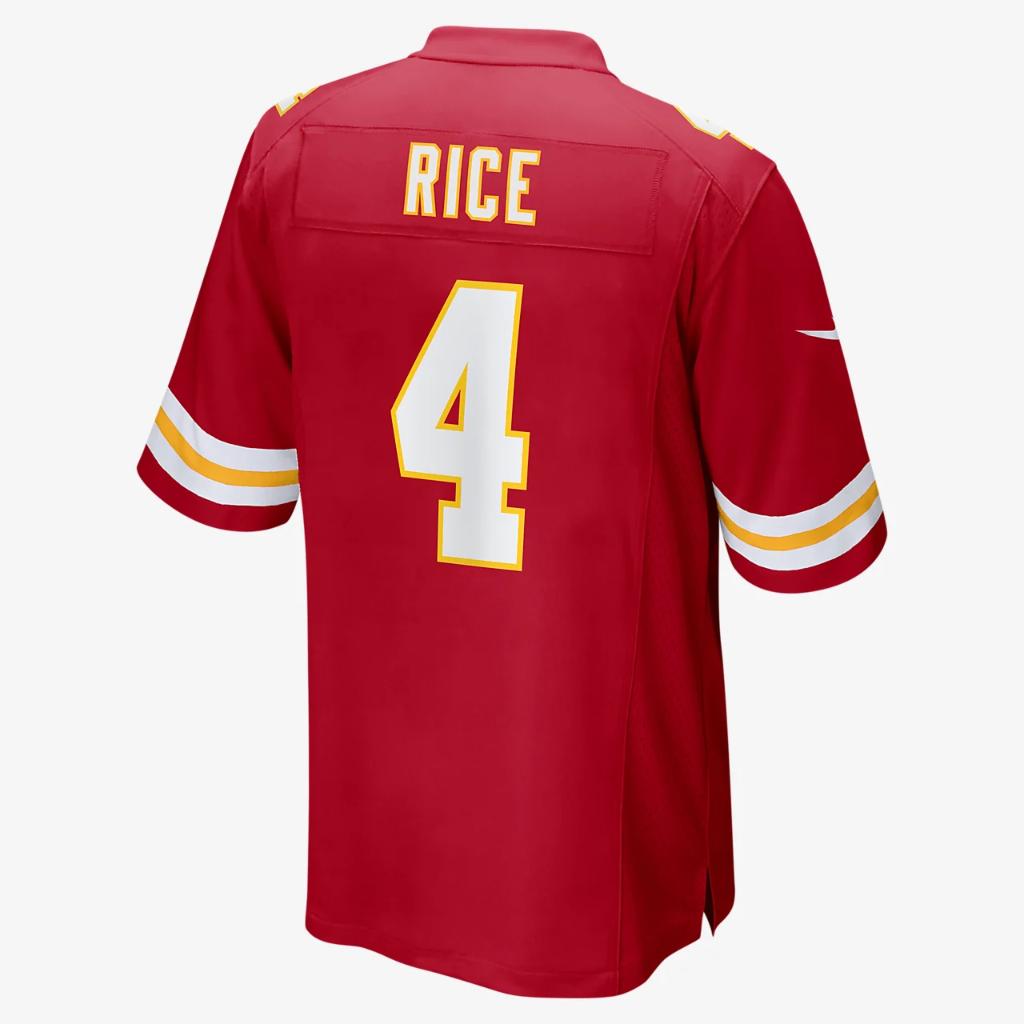 Rashee Rice Kansas City Chiefs Super Bowl LVIII Men&#039;s Nike NFL Game Jersey 67NMKCGHF7G-LJ4