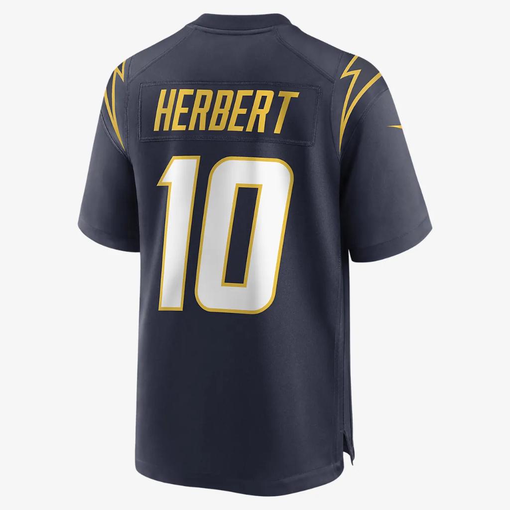NFL Los Angeles Chargers (Justin Herbert) Men&#039;s Game Football Jersey 67NMLCGA97F-2KP