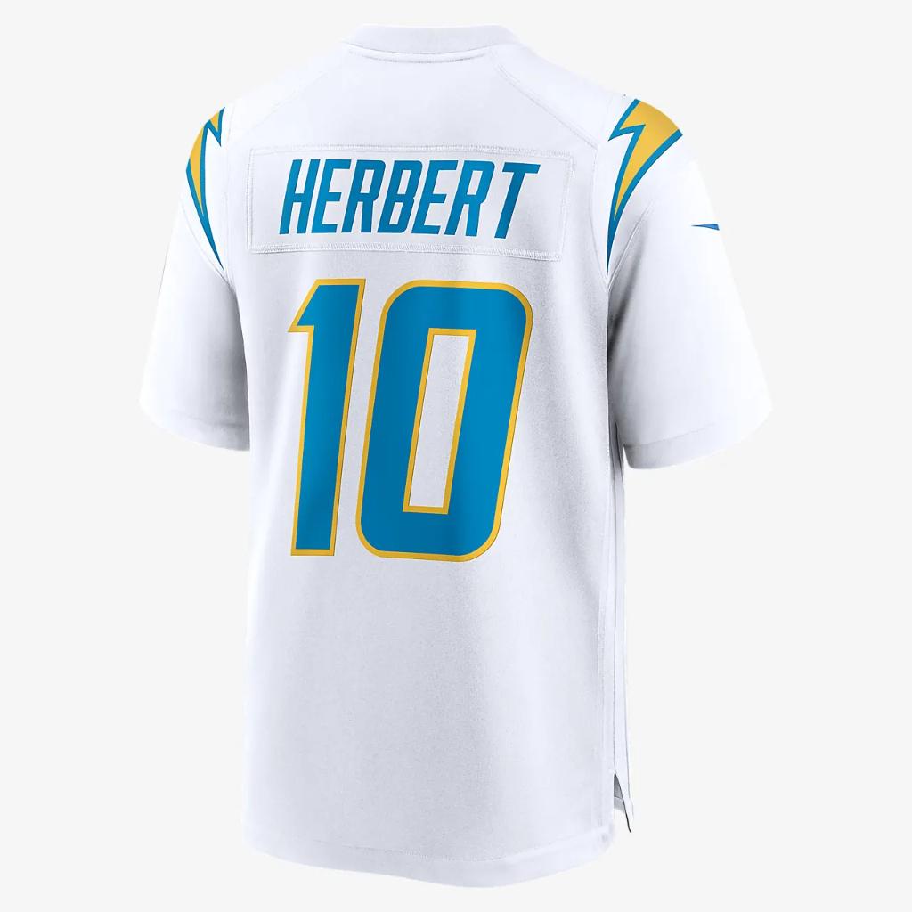 NFL Los Angeles Chargers (Justin Herbert) Men&#039;s Game Football Jersey 67NMLCGR97F-2PH