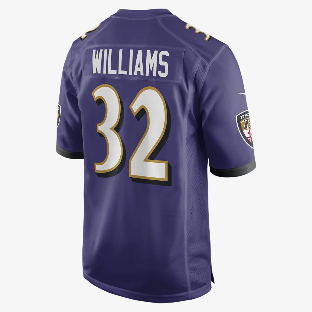 NFL Baltimore Ravens (Marcus Williams) Men&#039;s Game Football Jersey 67NMOSBR8GF-5Z0